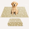 image:imageMuddy Mat Washable Pee Pads for Dogs Super Absorbent Reusable Puppy Pads100 Waterproof Pee amp Potty Training Pads for Pets NonSlip Dog Pads for Crates Playpens and Floors  2 Pack Grey 36x48Beige