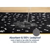 image:imageMuddy Mat Washable Pee Pads for Dogs Super Absorbent Reusable Puppy Pads100 Waterproof Pee amp Potty Training Pads for Pets NonSlip Dog Pads for Crates Playpens and Floors  2 Pack Grey 36x48Black