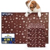 image:imageMuddy Mat Washable Pee Pads for Dogs Super Absorbent Reusable Puppy Pads100 Waterproof Pee amp Potty Training Pads for Pets NonSlip Dog Pads for Crates Playpens and Floors  2 Pack Grey 36x48Chocolate Brown