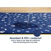 image:imageMuddy Mat Washable Pee Pads for Dogs Super Absorbent Reusable Puppy Pads100 Waterproof Pee amp Potty Training Pads for Pets NonSlip Dog Pads for Crates Playpens and Floors  2 Pack Grey 36x48Navy Blue