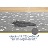 image:imageMuddy Mat Washable Pee Pads for Dogs Super Absorbent Reusable Puppy Pads100 Waterproof Pee amp Potty Training Pads for Pets NonSlip Dog Pads for Crates Playpens and Floors  2 Pack Grey 36x48Gray