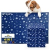 image:imageMuddy Mat Washable Pee Pads for Dogs Super Absorbent Reusable Puppy Pads100 Waterproof Pee amp Potty Training Pads for Pets NonSlip Dog Pads for Crates Playpens and Floors  2 Pack Grey 36x48Navy Blue
