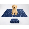 image:imageMuddy Mat Washable Pee Pads for Dogs Super Absorbent Reusable Puppy Pads100 Waterproof Pee amp Potty Training Pads for Pets NonSlip Dog Pads for Crates Playpens and Floors  2 Pack Grey 36x48Navy Blue