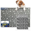 image:imageMuddy Mat Washable Pee Pads for Dogs Super Absorbent Reusable Puppy Pads100 Waterproof Pee amp Potty Training Pads for Pets NonSlip Dog Pads for Crates Playpens and Floors  2 Pack Grey 36x48Gray