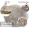 image:imageMuddy MatCloud K9 Bed for Dogs amp Cats Soft amp Relaxing Donut Dog Bed Chenille Material Removable Cover Washable amp Dryer SafeBrown Medium35x35Beige