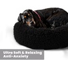 image:imageMuddy MatCloud K9 Bed for Dogs amp Cats Soft amp Relaxing Donut Dog Bed Chenille Material Removable Cover Washable amp Dryer SafeBrown Medium35x35Black