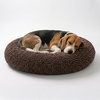 image:imageMuddy MatCloud K9 Bed for Dogs amp Cats Soft amp Relaxing Donut Dog Bed Chenille Material Removable Cover Washable amp Dryer SafeBrown Medium35x35Chocolate Brown