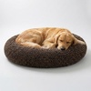 image:imageMuddy MatCloud K9 Bed for Dogs amp Cats Soft amp Relaxing Donut Dog Bed Chenille Material Removable Cover Washable amp Dryer SafeBrown Medium35x35Chocolate Brown