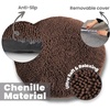 image:imageMuddy MatCloud K9 Bed for Dogs amp Cats Soft amp Relaxing Donut Dog Bed Chenille Material Removable Cover Washable amp Dryer SafeBrown Medium35x35Chocolate Brown