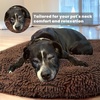 image:imageMuddy MatCloud K9 Bed for Dogs amp Cats Soft amp Relaxing Donut Dog Bed Chenille Material Removable Cover Washable amp Dryer SafeBrown Medium35x35Chocolate Brown