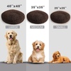 image:imageMuddy MatCloud K9 Bed for Dogs amp Cats Soft amp Relaxing Donut Dog Bed Chenille Material Removable Cover Washable amp Dryer SafeBrown Medium35x35Chocolate Brown