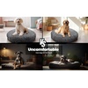 image:imageMuddy MatCloud K9 Bed for Dogs amp Cats Soft amp Relaxing Donut Dog Bed Chenille Material Removable Cover Washable amp Dryer SafeBrown Medium35x35Grey