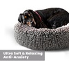 image:imageMuddy MatCloud K9 Bed for Dogs amp Cats Soft amp Relaxing Donut Dog Bed Chenille Material Removable Cover Washable amp Dryer SafeBrown Medium35x35Grey