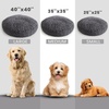 image:imageMuddy MatCloud K9 Bed for Dogs amp Cats Soft amp Relaxing Donut Dog Bed Chenille Material Removable Cover Washable amp Dryer SafeBrown Medium35x35Grey