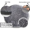 image:imageMuddy MatCloud K9 Bed for Dogs amp Cats Soft amp Relaxing Donut Dog Bed Chenille Material Removable Cover Washable amp Dryer SafeBrown Medium35x35Grey