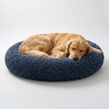 image:imageMuddy MatCloud K9 Bed for Dogs amp Cats Soft amp Relaxing Donut Dog Bed Chenille Material Removable Cover Washable amp Dryer SafeBrown Medium35x35Navy Blue