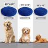 image:imageMuddy MatCloud K9 Bed for Dogs amp Cats Soft amp Relaxing Donut Dog Bed Chenille Material Removable Cover Washable amp Dryer SafeBrown Medium35x35Navy Blue