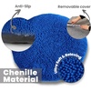 image:imageMuddy MatCloud K9 Bed for Dogs amp Cats Soft amp Relaxing Donut Dog Bed Chenille Material Removable Cover Washable amp Dryer SafeBrown Medium35x35Navy Blue