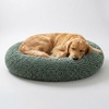 image:imageMuddy MatCloud K9 Bed for Dogs amp Cats Soft amp Relaxing Donut Dog Bed Chenille Material Removable Cover Washable amp Dryer SafeBrown Medium35x35Seafoam Green