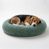 image:imageMuddy MatCloud K9 Bed for Dogs amp Cats Soft amp Relaxing Donut Dog Bed Chenille Material Removable Cover Washable amp Dryer SafeBrown Medium35x35Seafoam Green