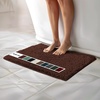 image:imageMuddy Mat  Chenille Bathroom Rugs Quick Dry Microfiber Mats Non Slip Washable Extra Thick Soft and Highly Absorbent Bath Mats for Bathroom Kitchen and Shower Floor  White 35x59Chocolate Brown