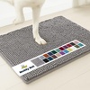 image:imageMuddy Mat  Super Water Absorbent Door Mat Indoor Microfiber Quick Dry Chenille Entryway Rug Slip Resistant Front Door Mat Indoor Mats for Entryway Machine Washable Pet Rug Grey XXXL 72X48