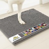 image:imageMuddy Mat  Super Water Absorbent Door Mat Indoor Microfiber Quick Dry Chenille Entryway Rug Slip Resistant Front Door Mat Indoor Mats for Entryway Machine Washable Pet Rug Grey 28x18