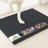 image:imageMuddy Mat  Super Water Absorbent Door Mat Indoor Microfiber Quick Dry Chenille Entryway Rug Slip Resistant Front Door Mat Indoor Mats for Entryway Machine Washable Pet Rug Charcoal 18x28