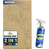 image:imageMuddy Mat 2in1 Set Beige Medium 30X19 Microfiber NonSlip Washable amp Highly Absorbent Chenille Dog Door Mat with Wizz Stain amp Odor RemoverUltimate Pet Cleanup Combo for Fresh amp Clean HOM