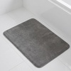 image:imageMuddy Mat CloudStep Bathroom Rugs Non Slip Bath Mats for Bathroom Super Absorbent Memory Foam Chenille Quick Dry Machine Washable Thick Toilet Rug for Shower Tub and Floor Black 2ft x 3ftGrey