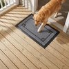 image:imageMuddy Mat Meshy Mat Door Mat HeavyDuty QuickDry Floor Mat Sand amp Dirt Trapper for Indoor amp Outdoor Ideal for Entrance MudroomsPatios amp GaragesLowProfileNonSlipWashable Box 16x24x04Border