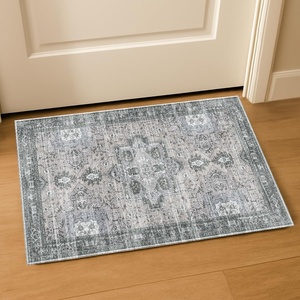 image:imageMuddy Mat Admiral 2ft x 3ft Washable Muddy Carpet for Living Room Bedroom amp Dining Room  Modern Soft Low Pile Non Slip Carpet  Pet Friendly Waterproof Foldable Area Rugs for HomeBluebell