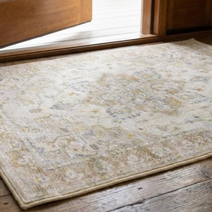 image:imageMuddy Mat Admiral 2ft x 3ft Washable Muddy Carpet for Living Room Bedroom amp Dining Room  Modern Soft Low Pile Non Slip Carpet  Pet Friendly Waterproof Foldable Area Rugs for HomeChampagne
