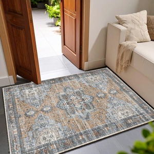 image:imageMuddy Mat Admiral 2ft x 3ft Washable Muddy Carpet for Living Room Bedroom amp Dining Room  Modern Soft Low Pile Non Slip Carpet  Pet Friendly Waterproof Foldable Area Rugs for HomeCoral