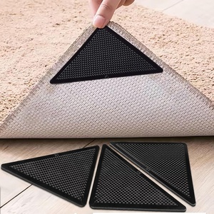 image:imageMuddy Mat Heavy Duty NonSlip Reusable Rug Corner Pads  DoubleSided Adhesive Pad for Corners and Sides on Hardwood Floors Area Rugs  Keep Your Rug in Place Pack of 4