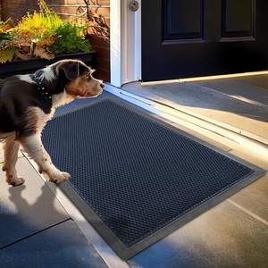 image:imageMuddy Mat Meshy Mat Door Mat HeavyDuty QuickDry Floor Mat Sand amp Dirt Trapper for Indoor amp Outdoor Ideal for Entrance MudroomsPatios amp GaragesLowProfileNonSlipWashable Blue 48x72x04Blue