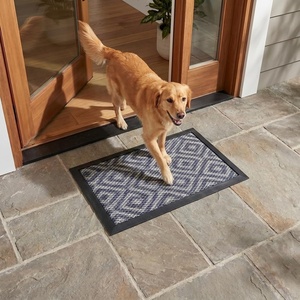 image:imageMuddy Mat Meshy Mat Door Mat HeavyDuty QuickDry Floor Mat Sand amp Dirt Trapper for Indoor amp Outdoor Ideal for Entrance MudroomsPatios amp GaragesLowProfileNonSlipWashable Box 16x24x04Diamond
