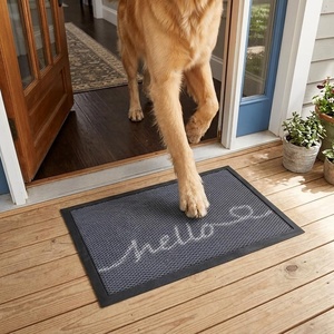 image:imageMuddy Mat Meshy Mat Door Mat HeavyDuty QuickDry Floor Mat Sand amp Dirt Trapper for Indoor amp Outdoor Ideal for Entrance MudroomsPatios amp GaragesLowProfileNonSlipWashable Box 16x24x04Hello