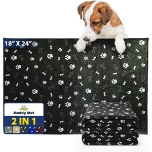 image:imageMuddy Mat Washable Pee Pads for Dogs Super Absorbent Reusable Puppy Pads100 Waterproof Pee amp Potty Training Pads for Pets NonSlip Dog Pads for Crates Playpens and Floors  2 Pack Grey 36x48Black