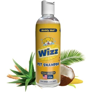 image:imageMuddy Mat Wizz Pet Shampoo for Dogs amp Cats  Aloe Vera amp Oatmeal Dog Shampoo for Itchy Skin Relief Smelly Dogs amp Sensitive Coats  Natural Alcohol amp Paraben Free  Puppy Shampoo 17 oz