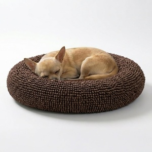 image:imageMuddy MatCloud K9 Bed for Dogs amp Cats Soft amp Relaxing Donut Dog Bed Chenille Material Removable Cover Washable amp Dryer SafeBrown Medium35x35Chocolate Brown