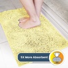image:imageMuddy Mat  Super Water Absorbent Door Mat Indoor Microfiber Quick Dry Chenille Entryway Rug Slip Resistant Front Door Mat Indoor Mats for Entryway Machine Washable Pet Rug Yellow 19x30