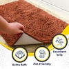 image:imageMuddy Mat  Super Water Absorbent Door Mat Indoor Microfiber Quick Dry Chenille Entryway Rug Slip Resistant Front Door Mat Indoor Mats for Entryway Machine Washable Pet Rug Orange XXL 60X48