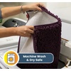 image:imageMuddy Mat  Super Water Absorbent Door Mat Indoor Microfiber Quick Dry Chenille Entryway Rug Slip Resistant Front Door Mat Indoor Mats for Entryway Machine Washable Pet Rug Dark Purple 24x60