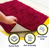 image:imageMuddy Mat  Super Water Absorbent Door Mat Indoor Microfiber Quick Dry Chenille Entryway Rug Slip Resistant Front Door Mat Indoor Mats for Entryway Machine Washable Pet Rug Maroon 19x30