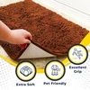 image:imageMuddy Mat  Super Water Absorbent Door Mat Indoor Microfiber Quick Dry Chenille Entryway Rug Slip Resistant Front Door Mat Indoor Mats for Entryway Machine Washable Pet Rug Orange 30x19