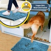 image:imageMuddy Mat  Super Water Absorbent Door Mat Indoor Microfiber Quick Dry Chenille Entryway Rug Slip Resistant Front Door Mat Indoor Mats for Entryway Machine Washable Pet Rug Sky Blue 18x28