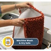 image:imageMuddy Mat  Super Water Absorbent Door Mat Indoor Microfiber Quick Dry Chenille Entryway Rug Slip Resistant Front Door Mat Indoor Mats for Entryway Machine Washable Pet Rug Orange XL 35 x 60