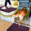 image:imageMuddy Mat  Super Water Absorbent Door Mat Indoor Microfiber Quick Dry Chenille Entryway Rug Slip Resistant Front Door Mat Indoor Mats for Entryway Machine Washable Pet Rug Dark Purple 35x60