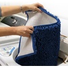 image:imageMuddy Mat  Super Water Absorbent Door Mat Indoor Microfiber Quick Dry Chenille Entryway RugSlip Resistant Front Door MatIndoor Mats for EntrywayMachine Washable Pet Rug Navy Blue XXXL 72X48
